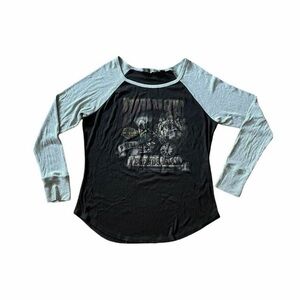 Harley-Davidson Wolf Graphic Thermal Raglan Tee - Size XL